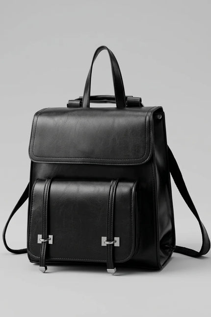 Sac cuir femme élégant style preppy - Vue 2 - Sac