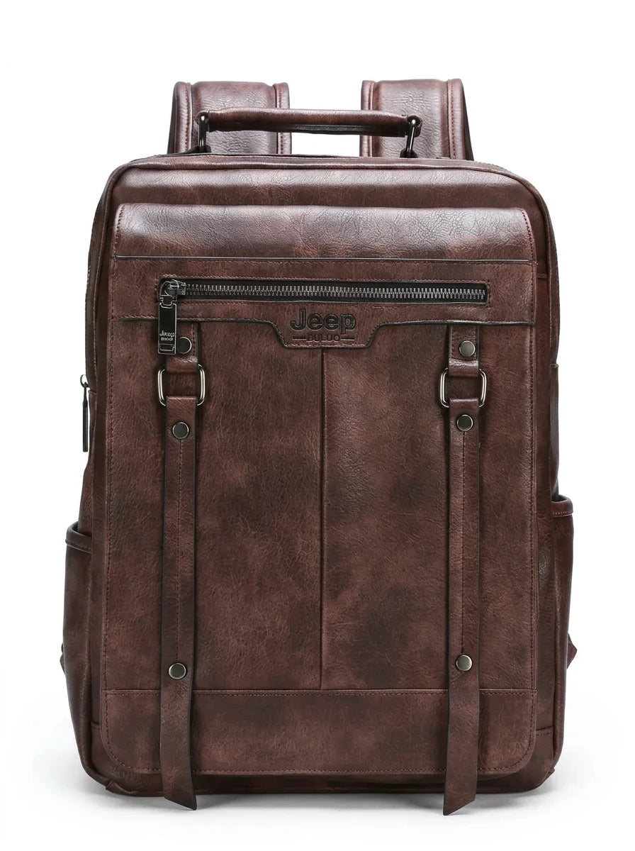 Sac cuir fendu ordinateur 15 pouces business élégant - Vue 1 - Sac