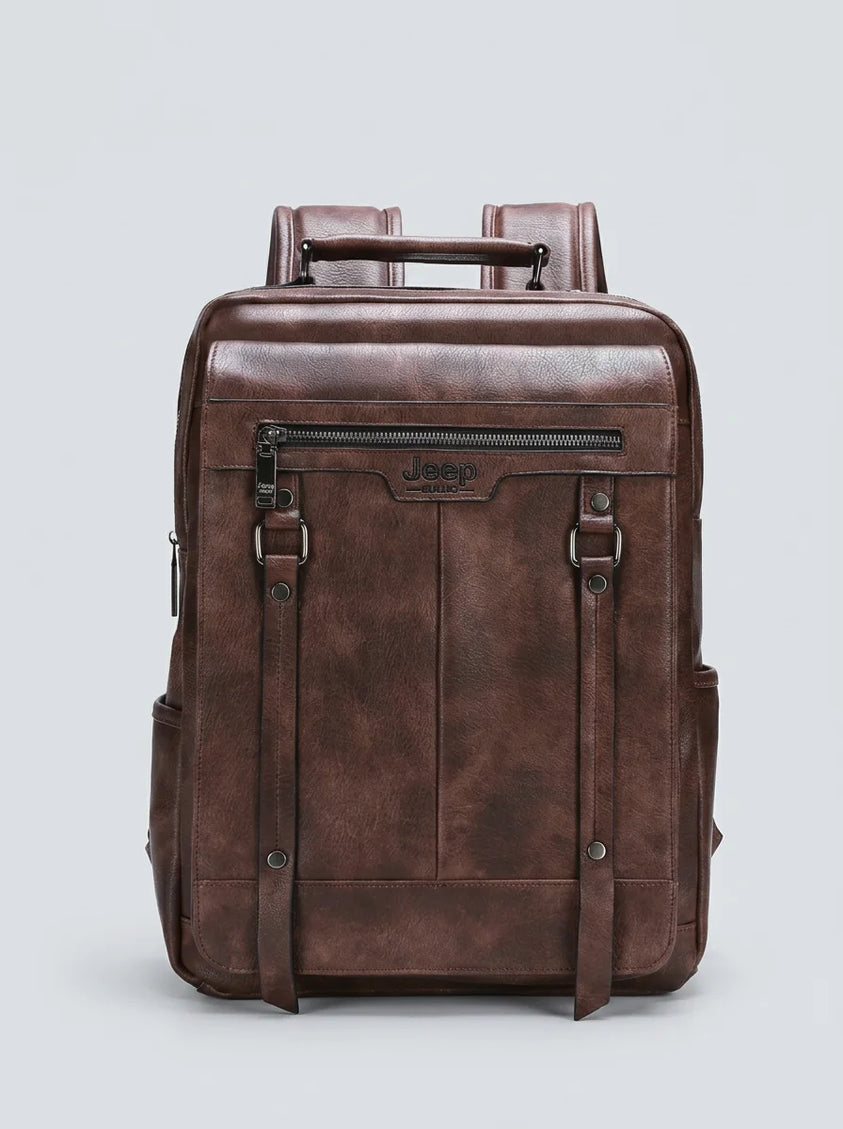 Sac cuir fendu ordinateur 15 pouces business élégant - Vue 2 - Sac