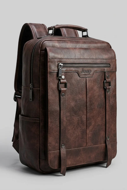 Sac cuir fendu ordinateur 15 pouces business élégant - Vue 2 - Sac