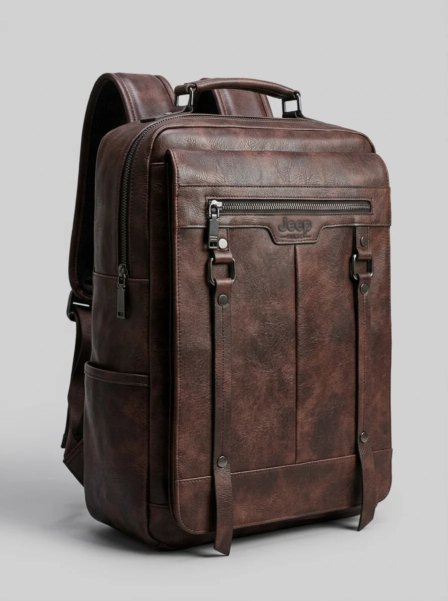 Sac cuir fendu ordinateur 15 pouces business élégant - Vue 2 - Sac