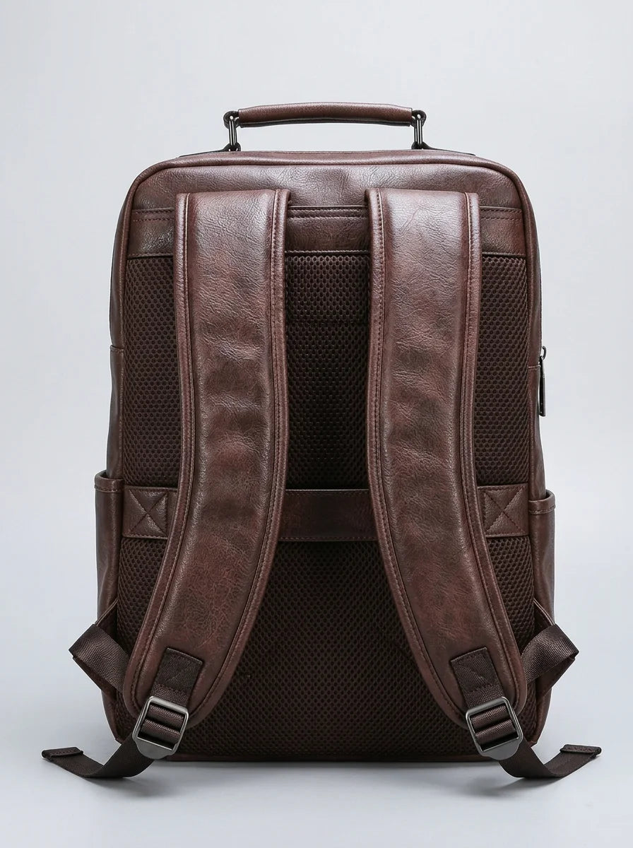 Sac cuir fendu ordinateur 15 pouces business élégant - Vue 4 - Sac