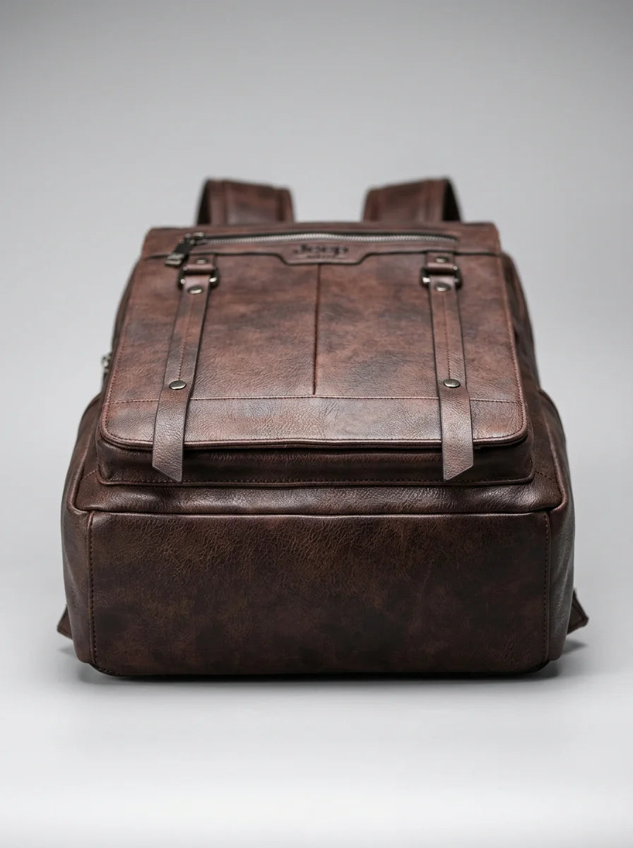 Sac cuir fendu ordinateur 15 pouces business élégant - Vue 5 - Sac
