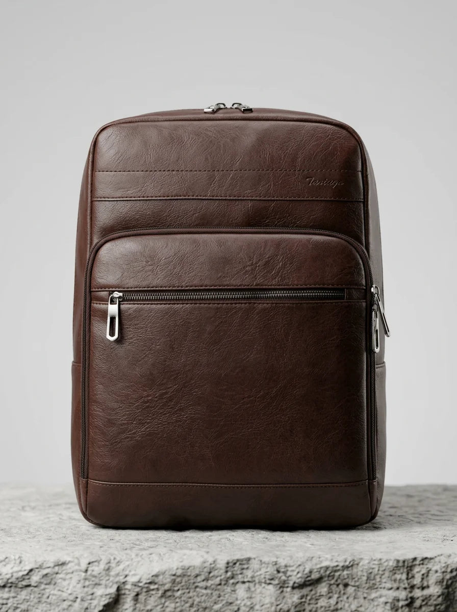 Sac cuir grande capacité ordinateur business élégant homme - Vue 2 - Sac