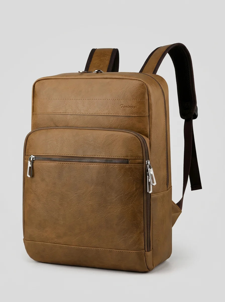 Sac cuir grande capacité ordinateur business élégant homme - Vue 3 - Sac