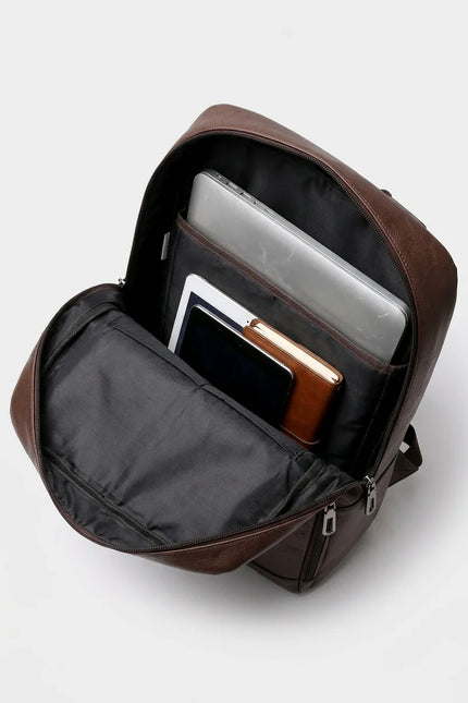 Sac cuir grande capacité ordinateur business élégant homme - Vue 3 - Sac