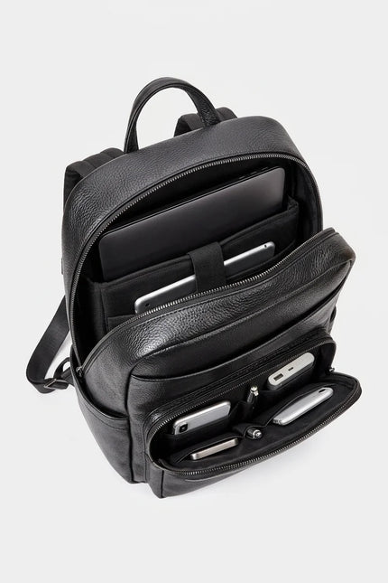 Sac cuir grande capacité travail élégant homme - Vue 4 - Sac
