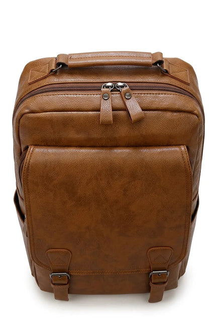 Sac cuir ordinateur grande capacité élégant homme - Vue 4 - Sac