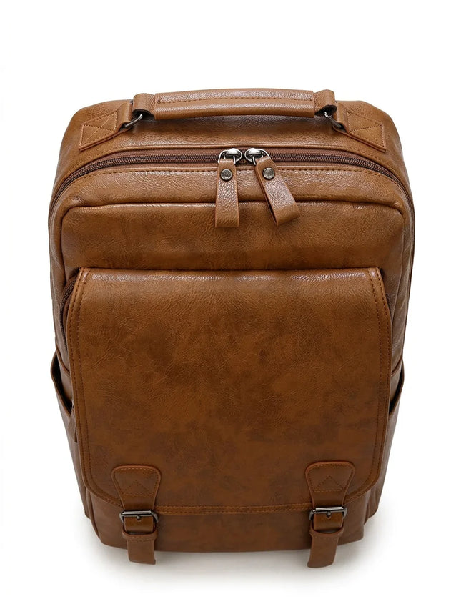 Sac cuir ordinateur grande capacité élégant homme - Vue 4 - Sac