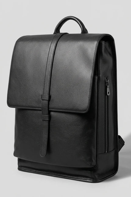 Sac cuir 14 pouces travail élégant homme - Vue 3 - Sac