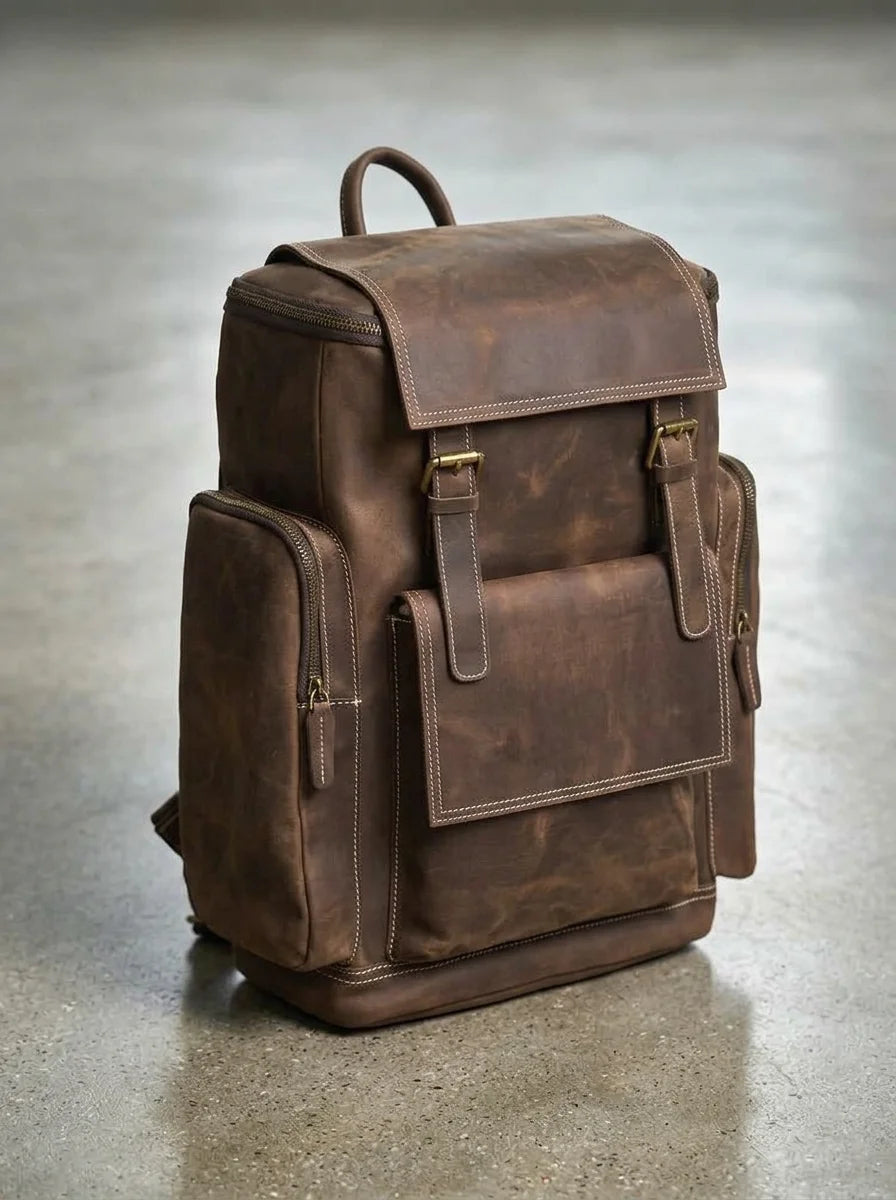 Sac en cuir véritable homme voyage business - Vue 2 - Sac