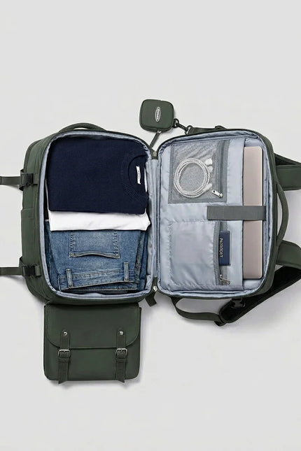Sac nylon 40l voyage avion ordinateur femme - Vue 2 - Sac