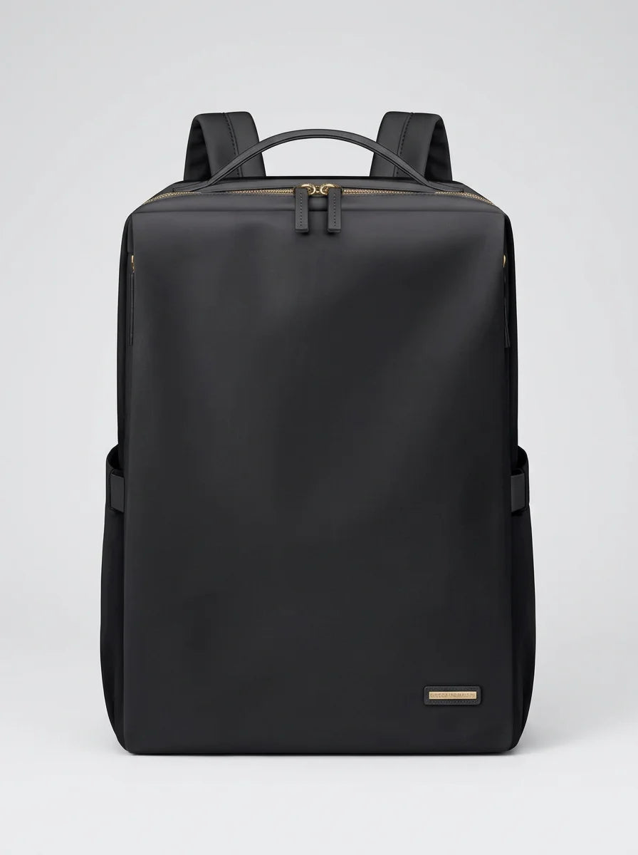 Sac nylon et cuir ordinateur 15.6 pouces femme quotidien - Vue 4 - Sac