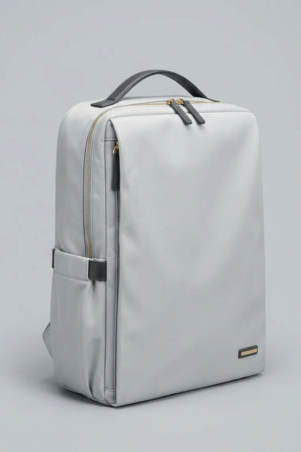 Sac nylon et cuir ordinateur 15.6 pouces femme quotidien - Vue 4 - Sac