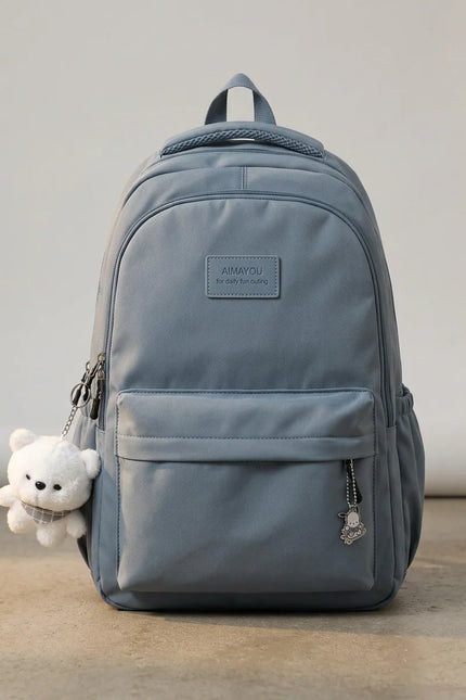 Sac nylon 16 pouces lycée quotidien moderne - Vue 3 - Sac