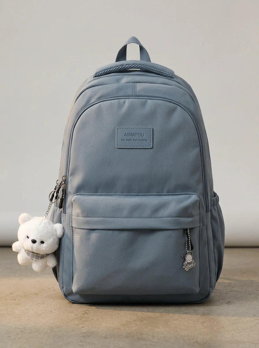 Sac nylon 16 pouces lycée quotidien moderne - Vue 3 - Sac