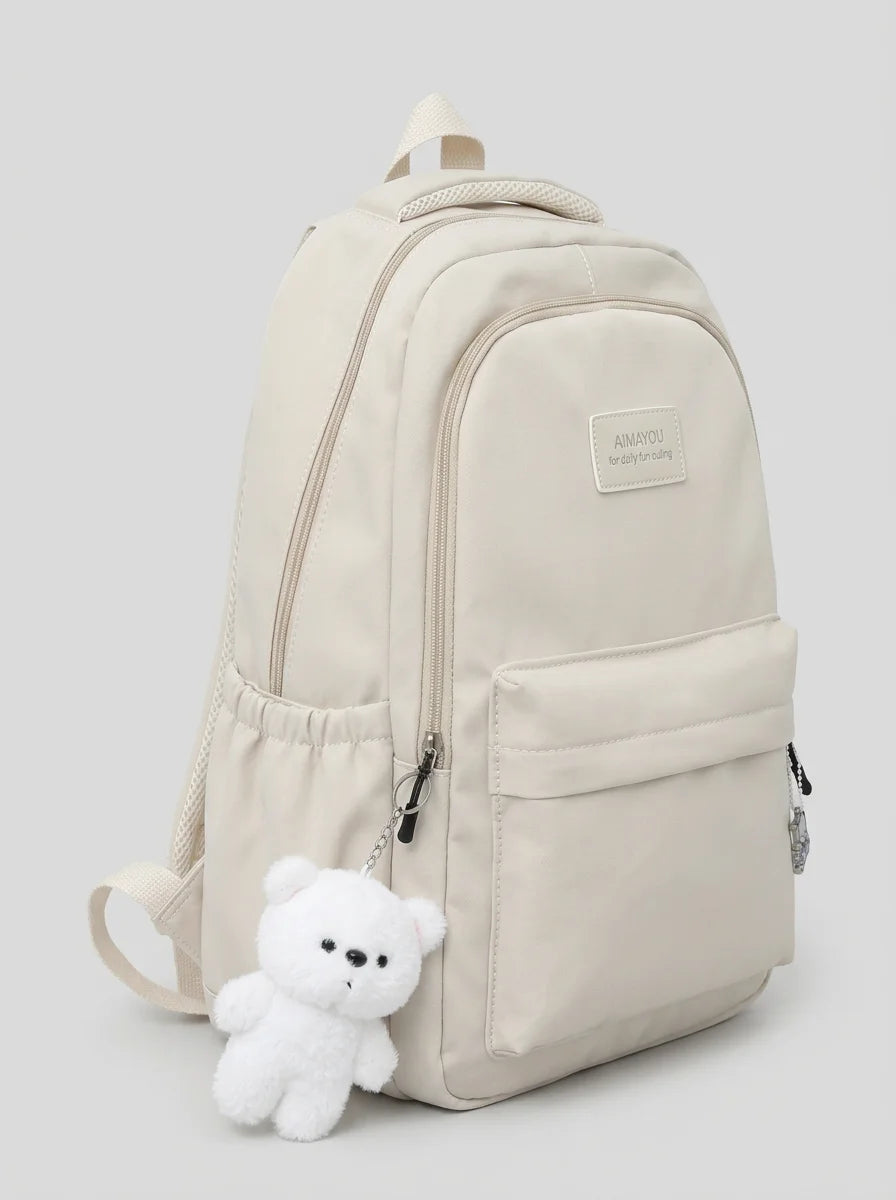 Sac nylon 16 pouces lycée quotidien moderne - Vue 4 - Sac