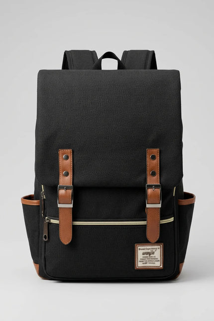 Sac nylon 16 pouces ordinateur vintage décontracté - Vue 4 - Sac
