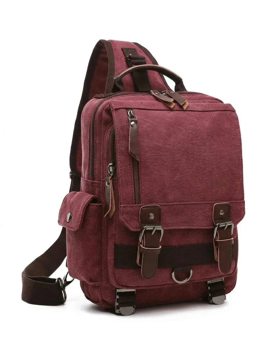 Sac nylon 13 pouces quotidien vintage femme - Vue 1 - Sac
