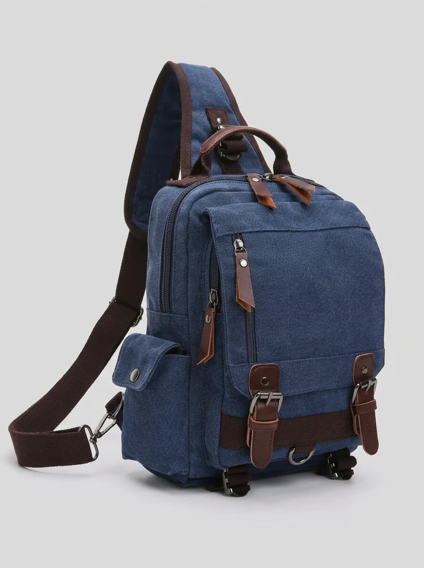 Sac nylon 13 pouces quotidien vintage femme - Vue 2 - Sac