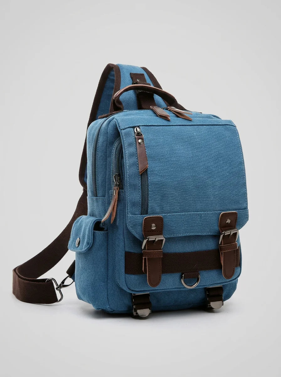 Sac nylon 13 pouces quotidien vintage femme - Vue 3 - Sac