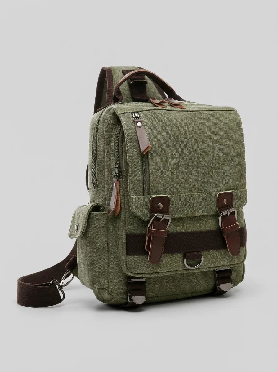 Sac nylon 13 pouces quotidien vintage femme - Vue 4 - Sac